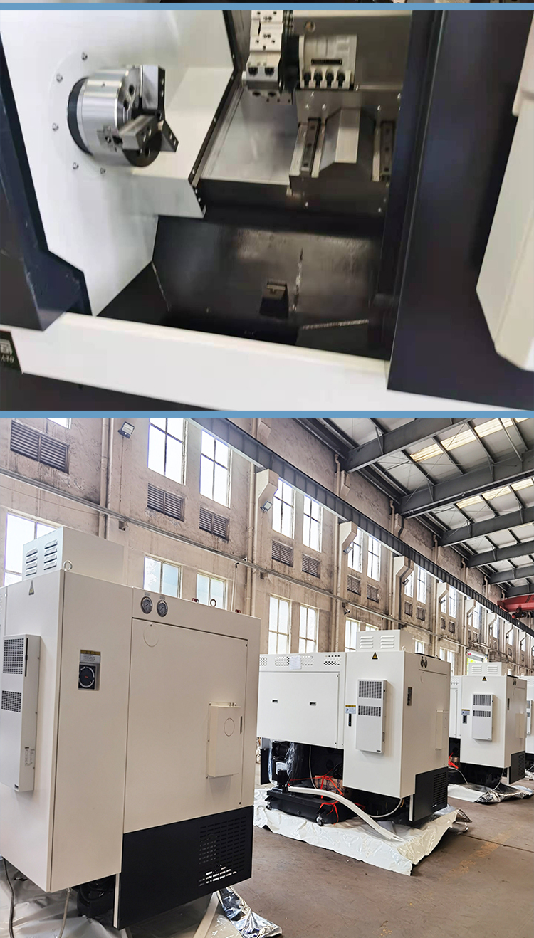 T56-1000Y車削復合中心雙主軸動力刀塔帶Y數控車床斜導軌車銑復合
