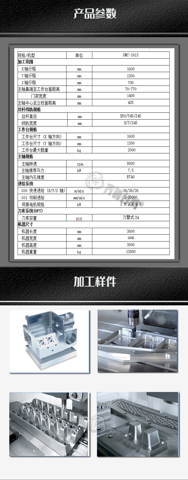 1613小型龍門加工中心數(shù)控龍門銑床兩線一硬